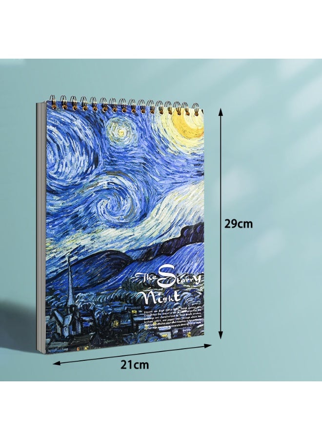 Mordely A4 Sketch Book, 8.27 x 11.4 inch Art Sketchbook for Drawing Pads, 60 Sheets Sketch Pads for Drawing, Acid Free Artist Drawing Book, Drawing Painting Writing Paper book for Adults Beginners Artists - Image 2